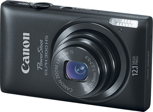 Canon - PowerShot ELPH 300 HS 12.1-Megapixel Digital Camera